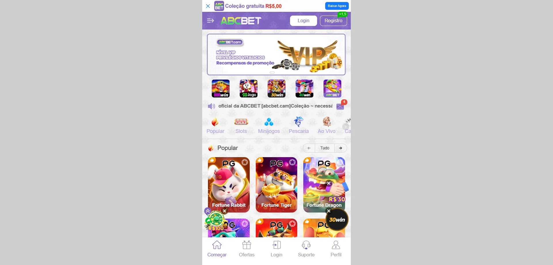 Link espelho Abcbet Casino — acesse abc bet 22 sem bloqueios
